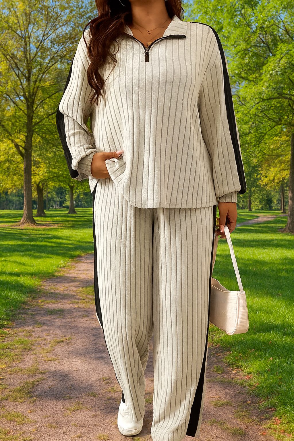 Ensemble Tricoté Premium – Style Automne/Hiver, Confort et Élégance au Quotidien